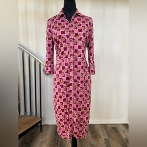 Cacharel Retro Pink Dress